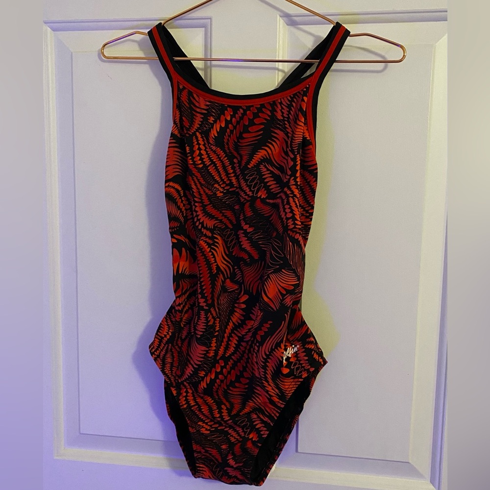 Dolfin Red and Black women’s Swimsuit
